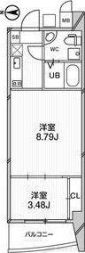 La Douceur江坂の物件間取画像