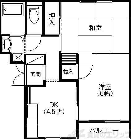 アーバンライフフミの物件間取画像