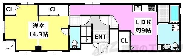 ベルハイツの物件間取画像