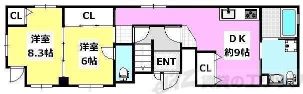 ベルハイツの物件間取画像