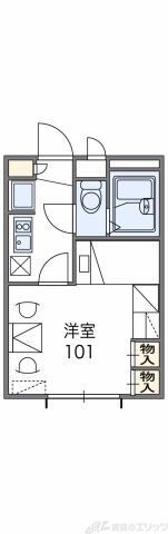 レオパレスＷｉｎｇの物件間取画像