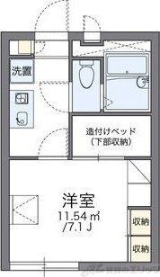 レオパレスアルテミスの物件間取画像