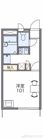 レオパレスコンフォート上本町の物件間取画像