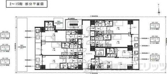 S-RESIDENCE江坂Libleの物件間取画像