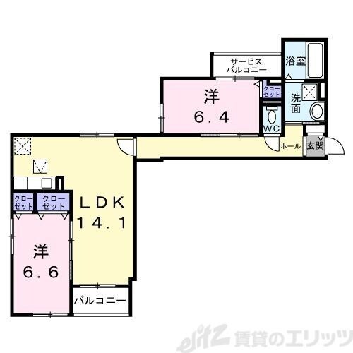 アドヴァンスの物件間取画像