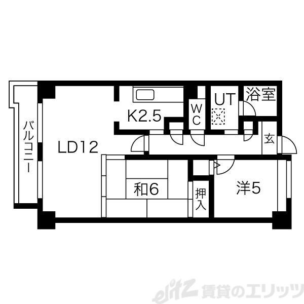 トレ・ビバース上山手公園IIIの物件間取画像