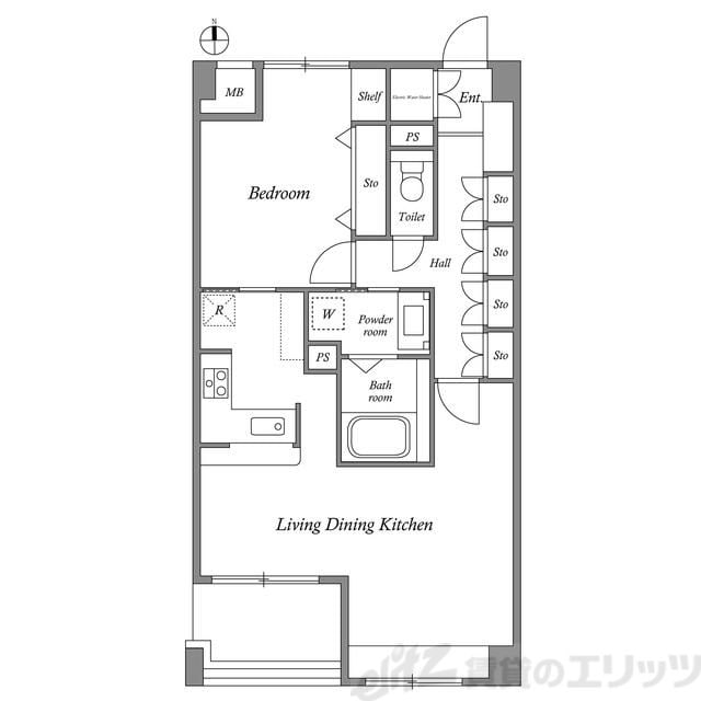 CASSIA江坂の物件間取画像