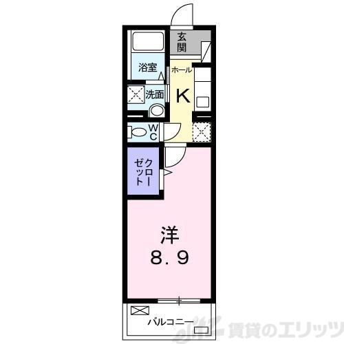 ディアコートの物件間取画像