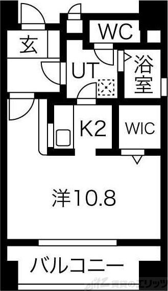 カルム緑地公園IIIの物件間取画像