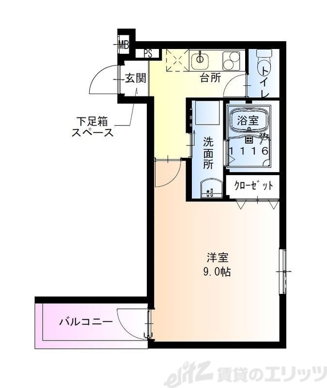 フジパレス吹田内本町の物件間取画像