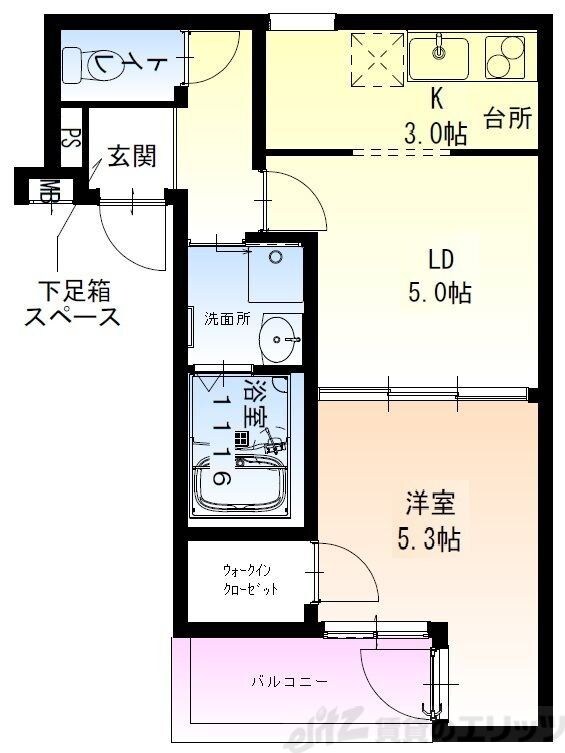 フジパレス阪急吹田駅南III番館の物件間取画像