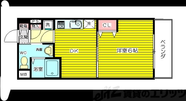 ドライバウム江坂の物件間取画像