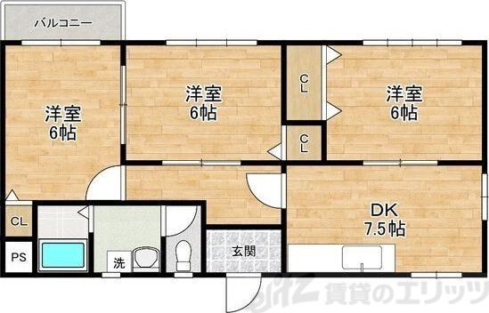 ESTグリーンハイツ高槻の物件間取画像