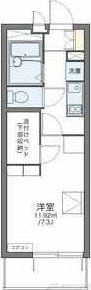 レオパレスフォンターナ内本町の物件間取画像