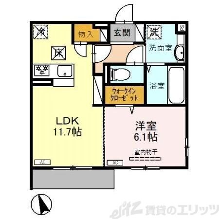 トリシア淡路の物件間取画像