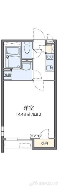 クレイノパレノワールの物件間取画像