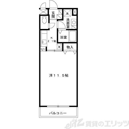 コージィコート桜井の物件間取画像