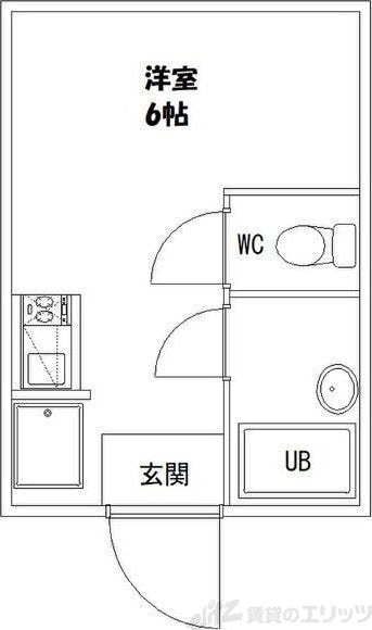 ハイムタケダT-5の物件間取画像