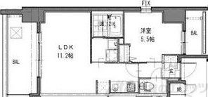 S-RESIDENCE江坂Eminenceの物件間取画像