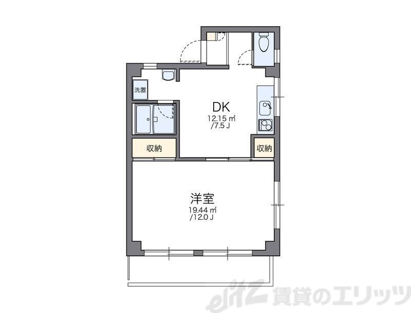 レオパレス康徳ハイツの物件間取画像