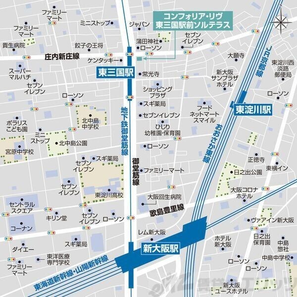 コンフォリア・リヴ東三国駅前ソルテラスの物件内観写真