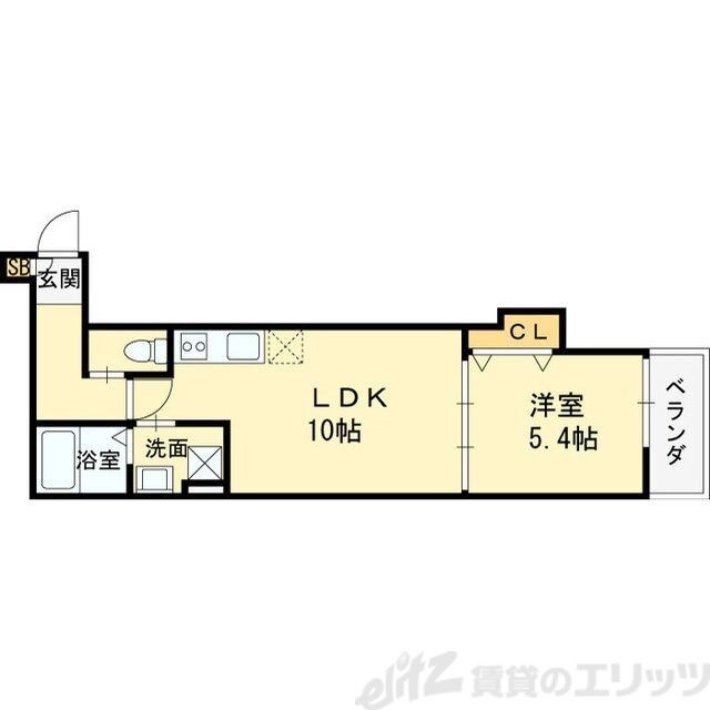 仮称）高槻市赤大路共同住宅の物件間取画像