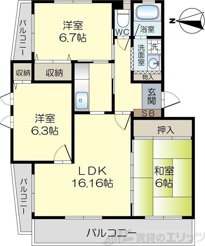 ラ・ヴェール茨木の物件内観写真