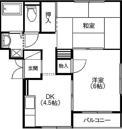 アーバンライフフミの物件間取画像