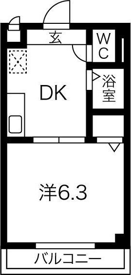 キャビン千里山の物件間取画像