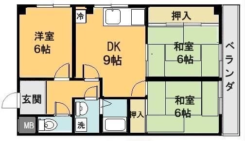サンヴェール高槻の物件間取画像