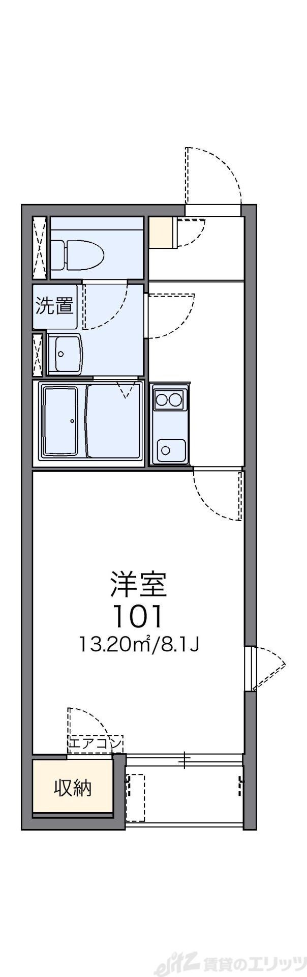 レオネクストＳＡＫＡＥ西淡路の物件間取画像