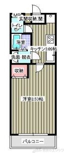 コートパッション高槻の物件間取画像