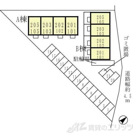 パークサイドヒロツグ　Ｂ棟の物件内観写真