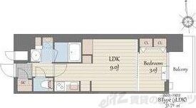 S-RESIDENCE天満橋arの物件間取画像