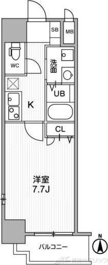 LaDouceur梅田Eastの物件間取画像