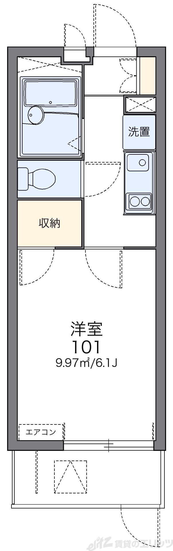 レオパレスノンノ　ミーオの物件間取画像