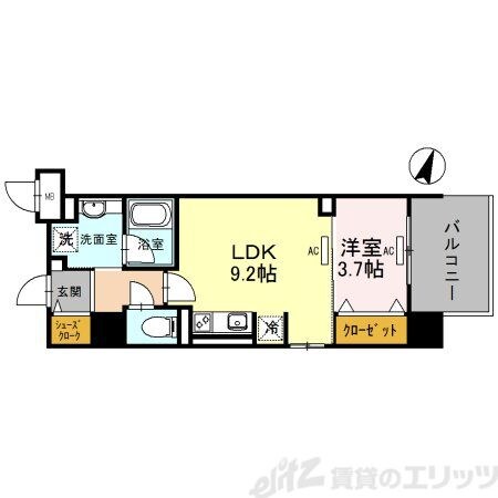 STOLZ　KISHIBEの物件間取画像