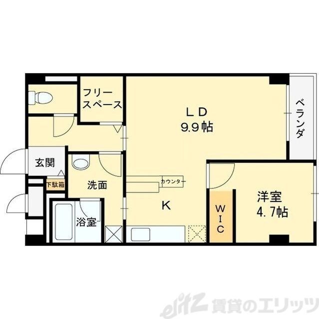 プール・トゥジュールブランの物件間取画像