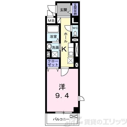 ラ　ヴィータ西梅田の物件間取画像