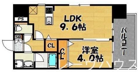 ウインステージ博多駅南の物件間取画像