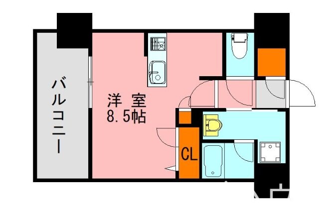 LANDIC M322の物件間取画像