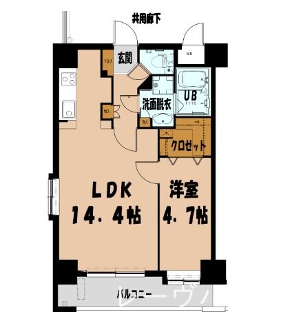 クリエート平尾駅前の物件間取画像