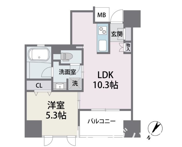 アビターレエクセラの物件間取画像