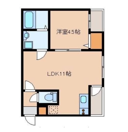 博多小町IIの物件間取画像