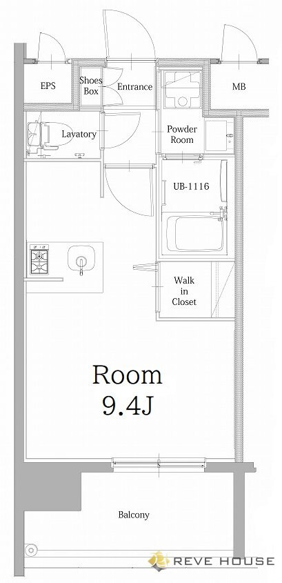 エンクレスト天神LINKの物件間取画像