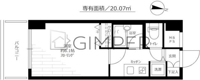 ヴェルト板橋の物件間取画像