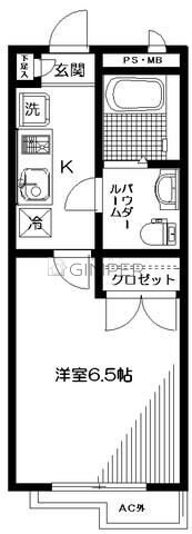 ヴェルデ下落合の物件間取画像