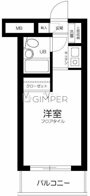 スカイコート高田馬場の物件間取画像