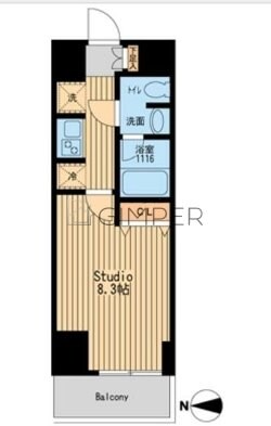 プルス上十条の物件間取画像