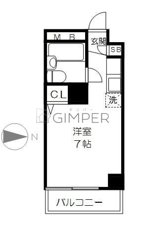 メゾン中央の物件間取画像